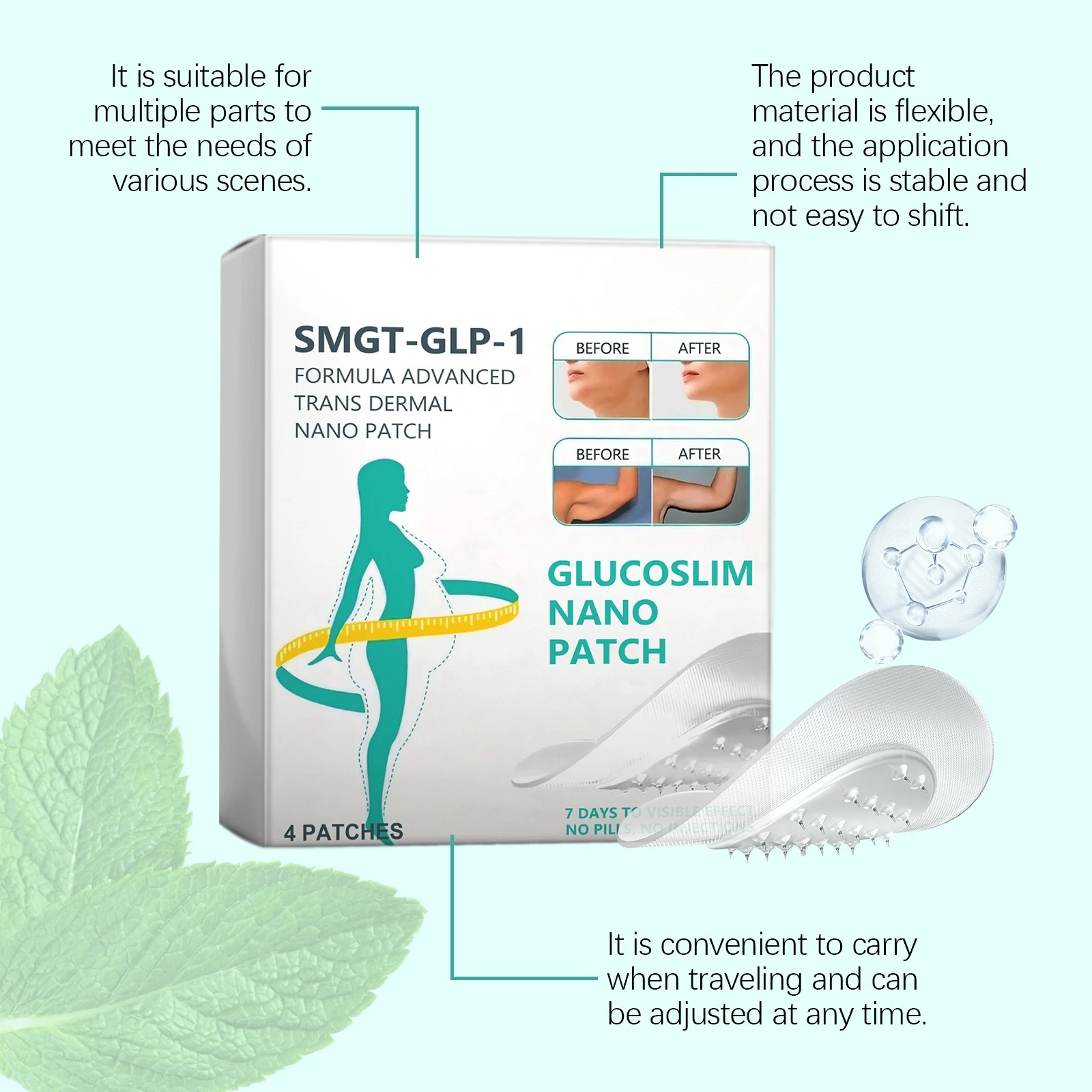 20pcs 99% of Examples Achieve Desired Body Contour Within One Month，Foot Care Tools