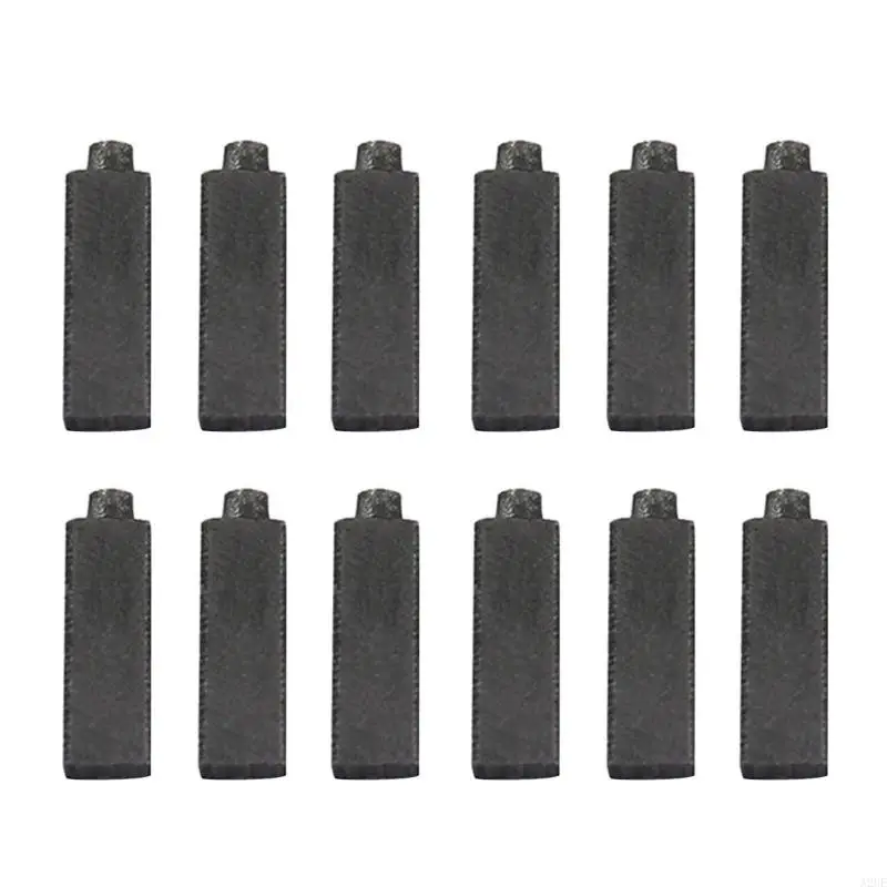 A2ue 12pcs فرشاة الكربون الفرشاة الكربونية لمحرك المرساة أداة عالية الطاقة مجفف الشعر مجفف جنرالات تعيين الملحقات