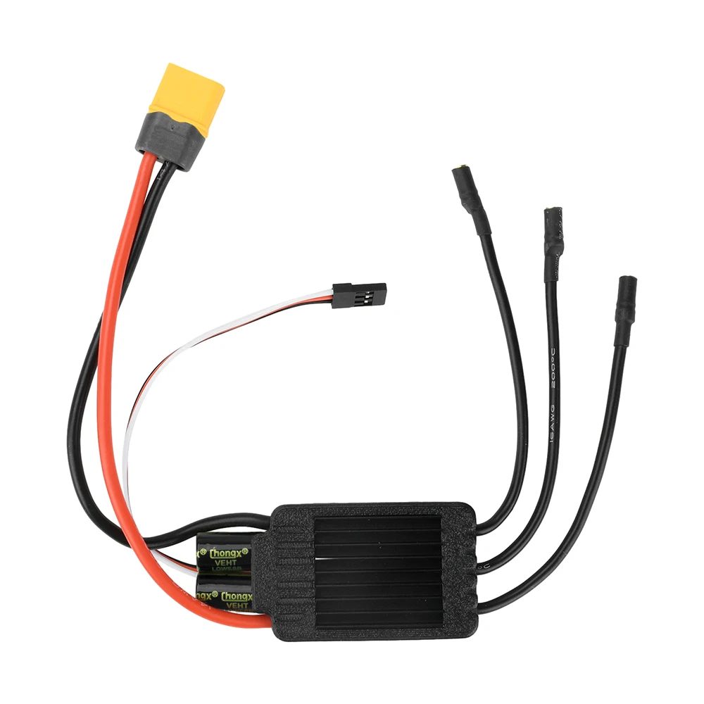 3-8S AM32 ESC 120A bürstenloser Geschwindigkeitsregler mit integriertem 5,2V/7,2V 4A BEC für RC-Modelle, Drohnen und Hochleistungsventilatoren