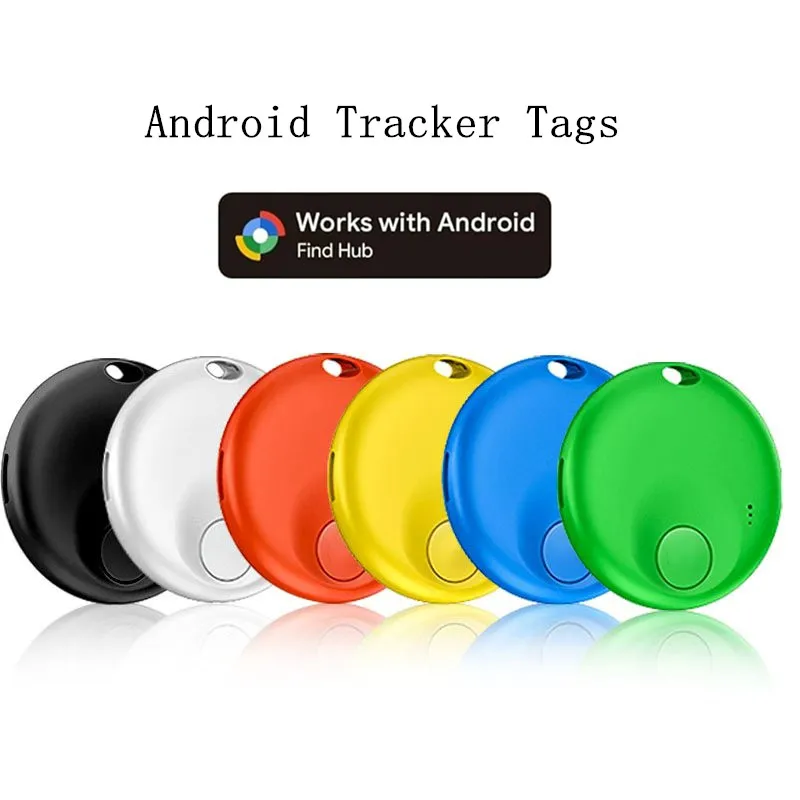 

Android Air Tracker Tag Bluetooth Smart Tags Works with Google Find Hub App Locator Device Item Finder for Keys Luggage Backpack