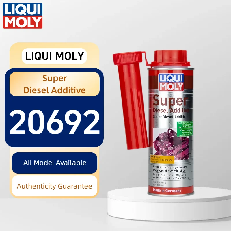 LIQUI MOLY 20692 Super Diesel Additive 250ml Fuel System Cleaner Injector Deposit Remover for Diesel Engines