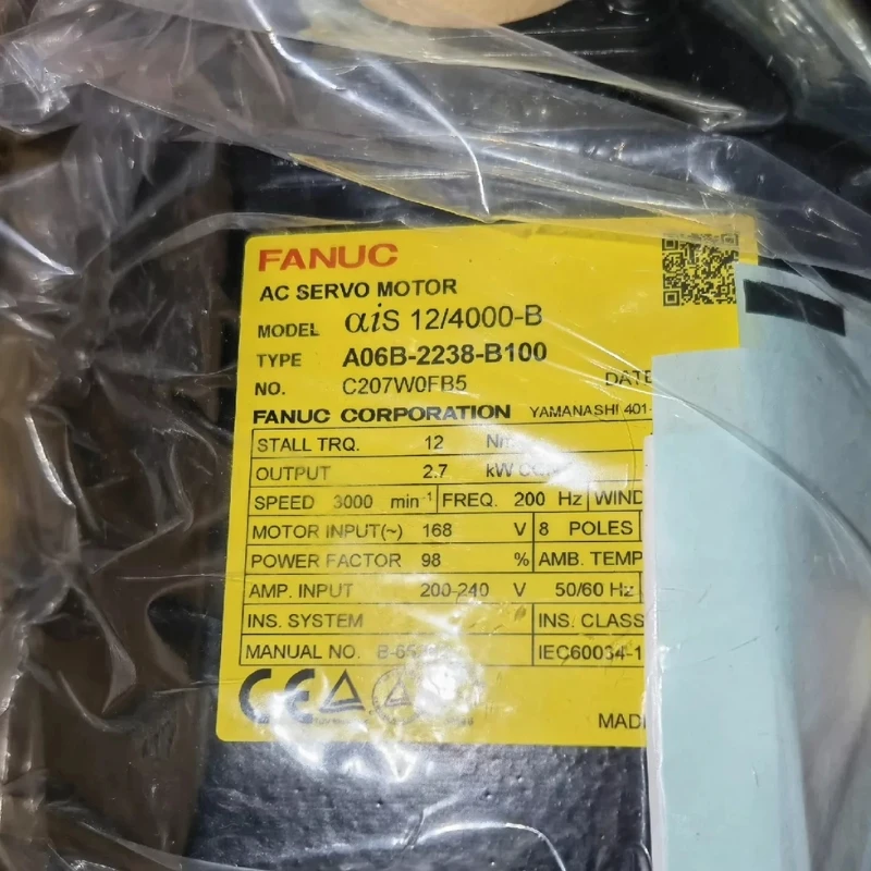

Серводвигатель Fanuc A06B-2238-B100, проверен, исправен, с ускоренной доставкой