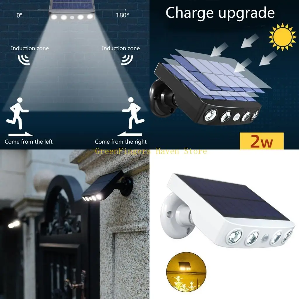 

F68D Солнечная энергия наружная индукция легкая настенная крепление энергия