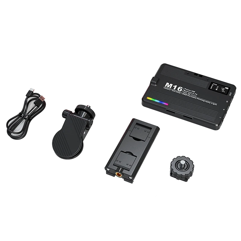 Ładowana lampka do napełniania Mini RGB na telefon, podkładka, do makijażu, Selfie, Vlog