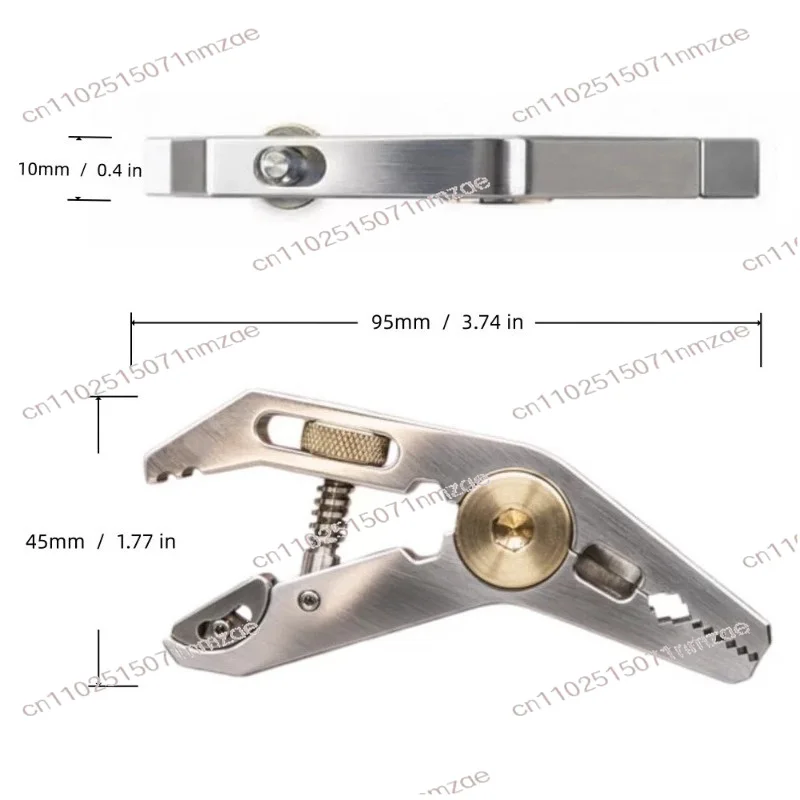 EDC Tool with Fixing & Holding Fixture 5-in-1 Multifunctional Clamp, Pocket Pliers