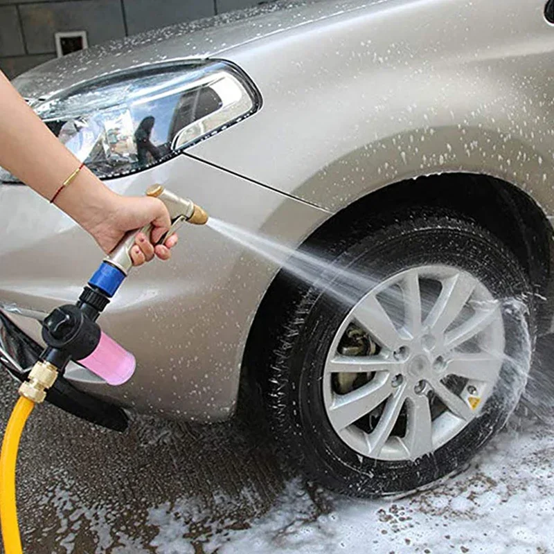

Car Wash Gun Foam Pot Washing Lance Clean Liquid Bubble Applicable Nipple Type Foam Sprayer Bottle
