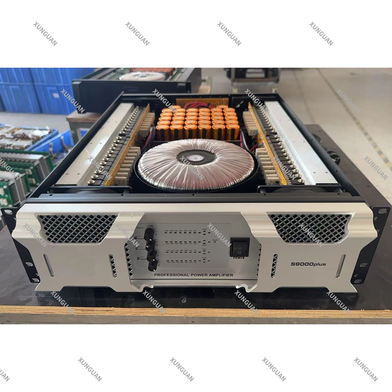 4CH*1200W/1500W Professional Power Amplifier 3U 4 Channel PA Performance for Conference Subwoofer Line Array