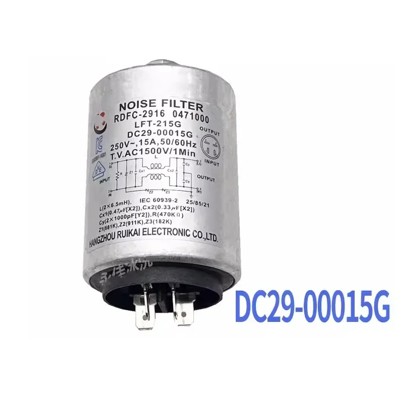 

For Samsung Drum Washer Capacitor Filter DC29-00015G RDFC-2916 WW80K5210VX