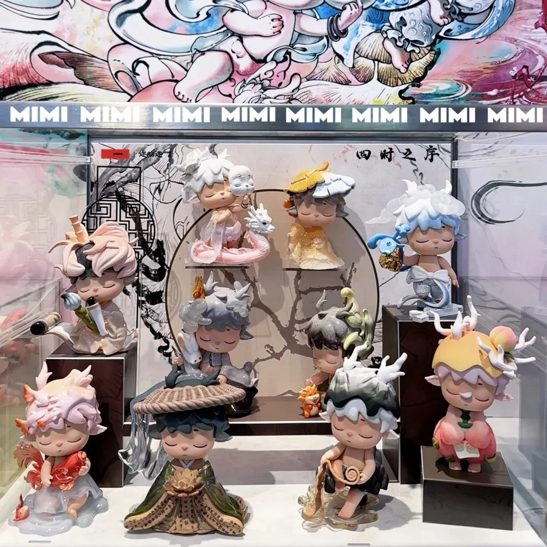 

Heyone MIMI New Chinese style-The Poetry of Time in Four Seasons Series Blind Box Cute MIMI Dolls Mystery Box Cartoon Doll Toys