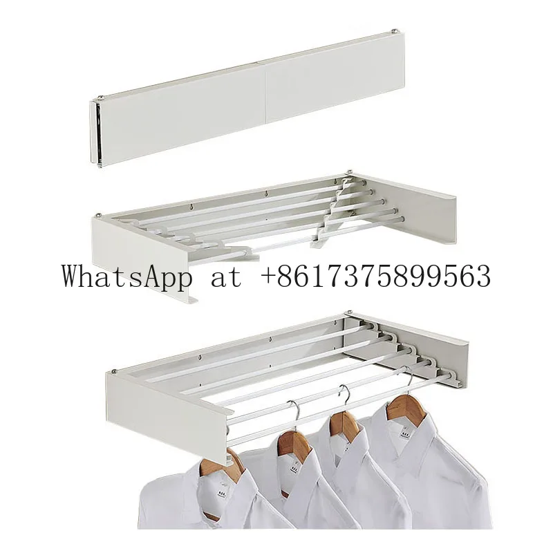 Hot Selling New Design Wall Mounted Foldable Drying Rack  Laundry
