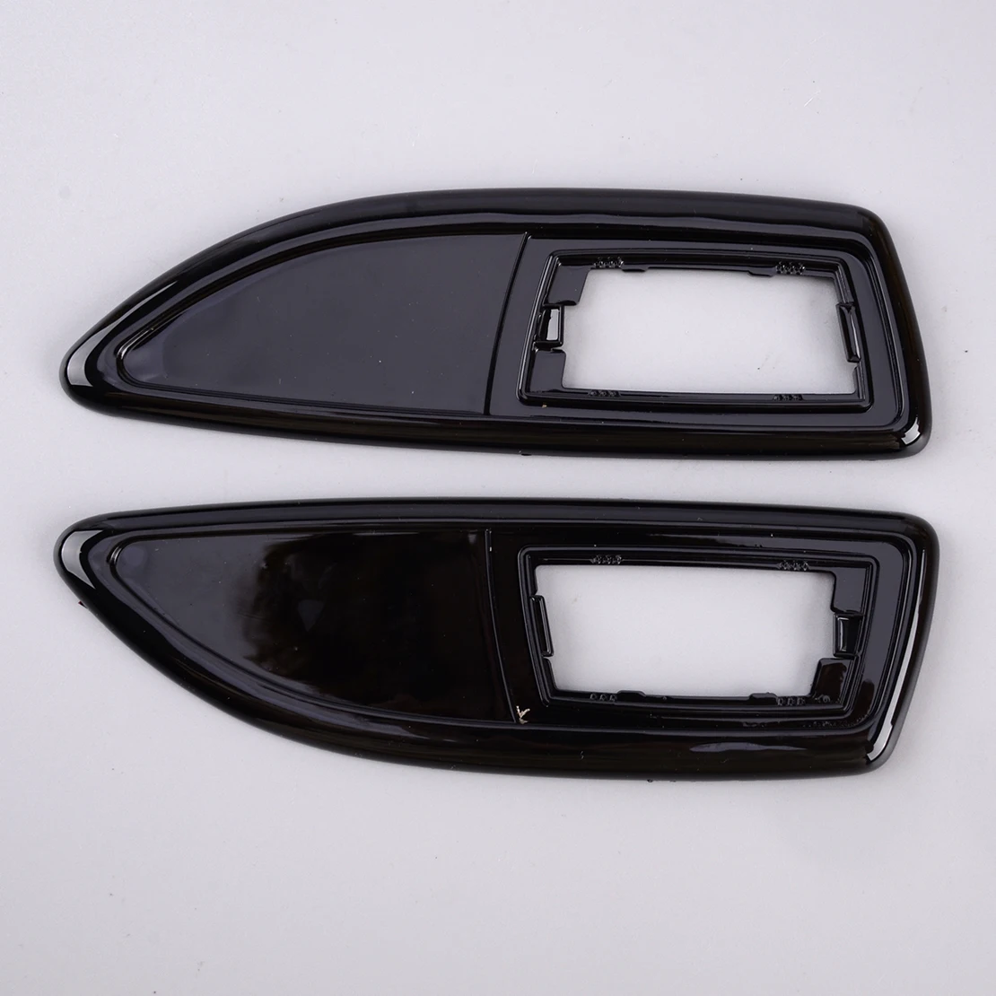 

1 Pair Car Side Marker Light Repeater Indicator Surrounds Frame Gloss Black ABS Trim Fit for Vauxhall Corsa VXR D 2006-2014