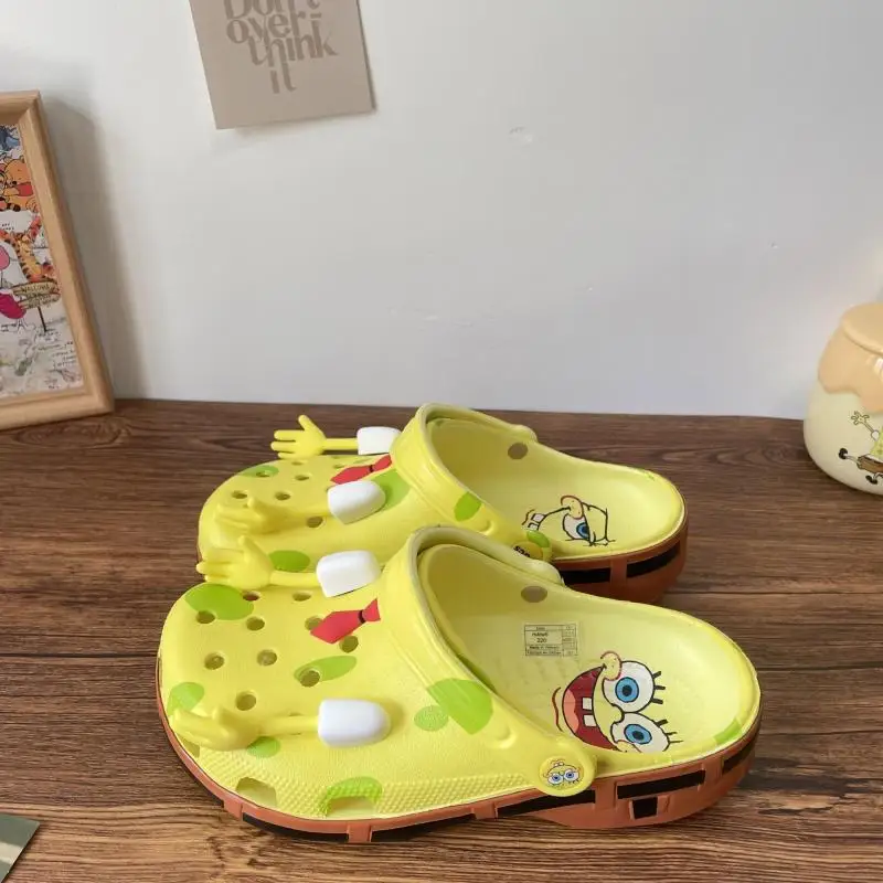 Cartoon Clogs Sommer Strand Rutschfeste Anime Spongebob Patrick Star Schuhe Eva Geschlossene Zehenpartie Komfort Ultra Coole Neue Sandalen Paar-Geschenk – Detail 16