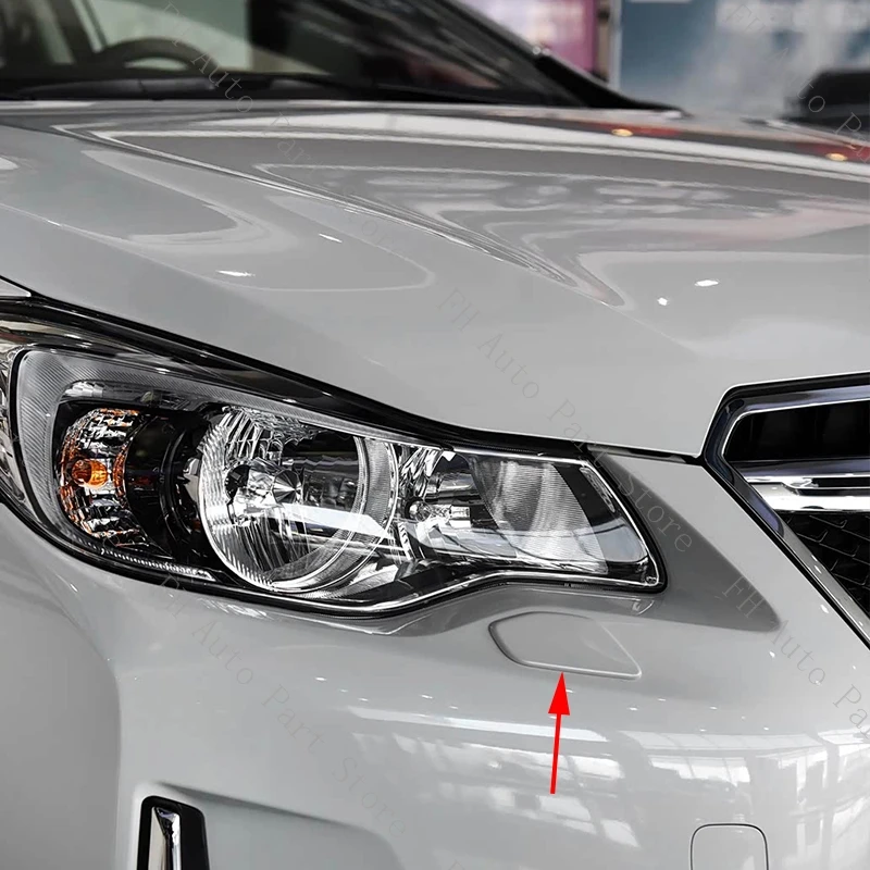 For Subaru XV Crosstrek 2016 2017 Front Bumper Headlight Headlamp Washer Spray Nozzle Pump Cover Cap Lid 86636FJ410 86636FJ400