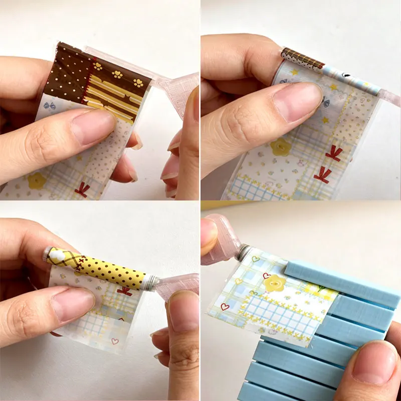 3pcs Nail Foils Gradient Transfer Foil Storage Box for Foil Sticker Storage Portable Colorful Display Stand Decals Storage Tool view 5