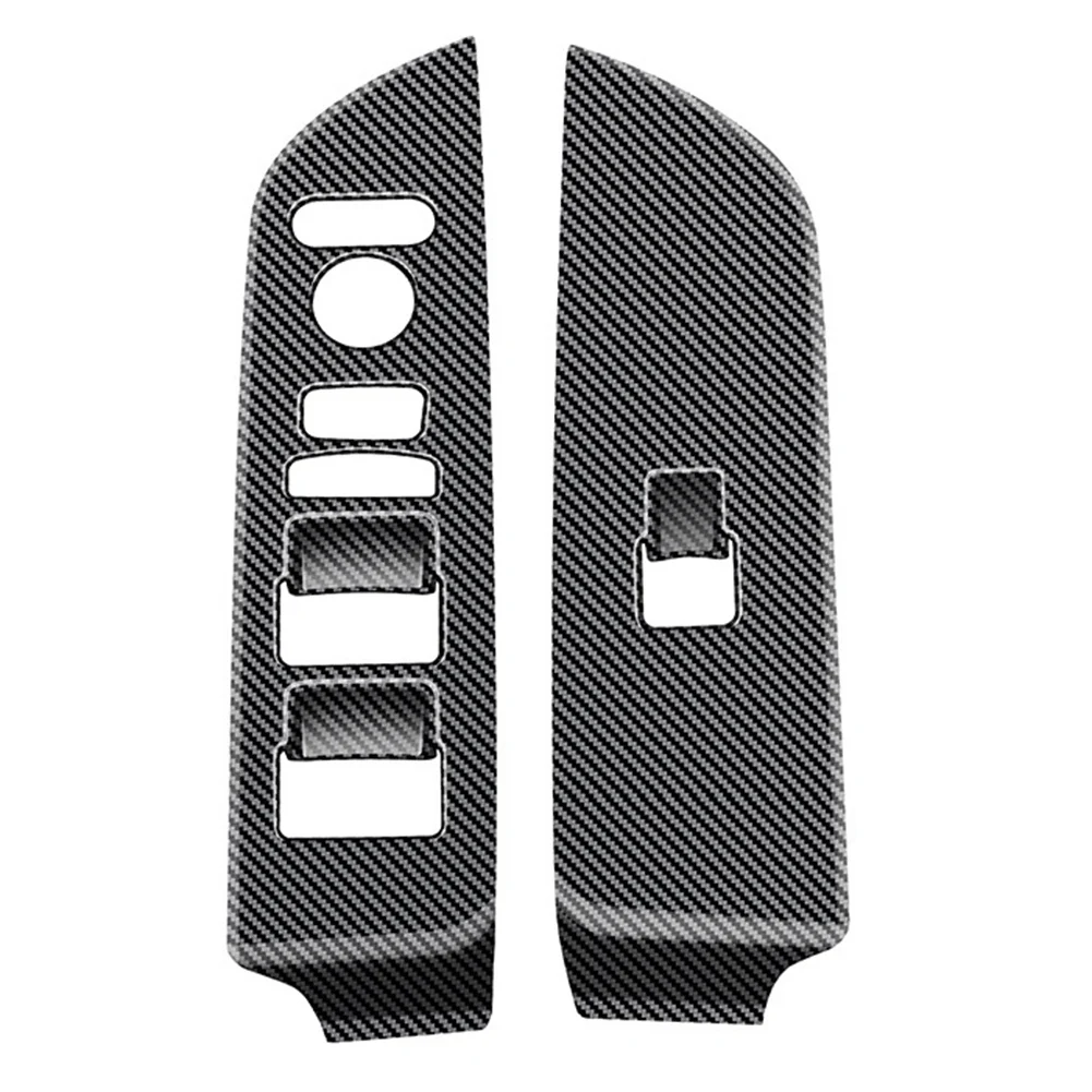 

Car Window Glass Lift Switch Panel Trim Stickers for Freed Air Crosstar 2024 Interior Accessories Carbon Fiber RHD