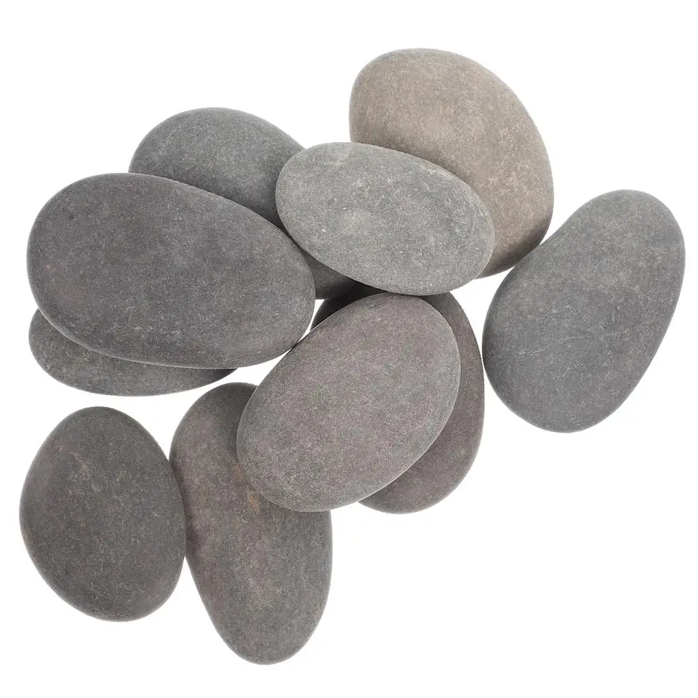 

20 Pcs Kids Natural Drawing Crafts Smooth Beach Pebbles Smooth Polished Supplies Diy Diy River Rocks River Pebbles