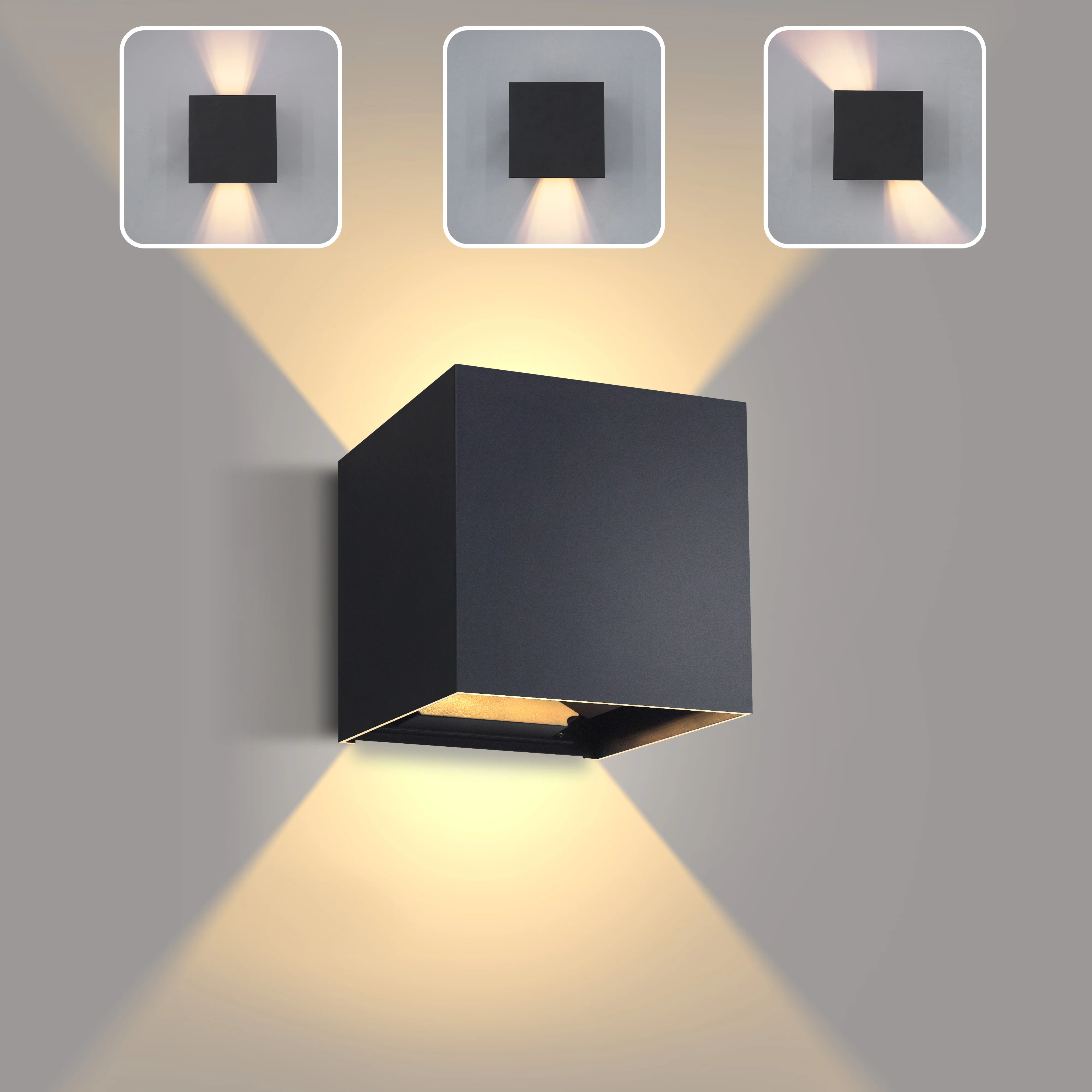 

Modern LED Wall Sconces 6W Modern Indoor Wall Lamp Outdoor Up Down Aluminium Wall Light for Living Room Hallway Bedroom Decor