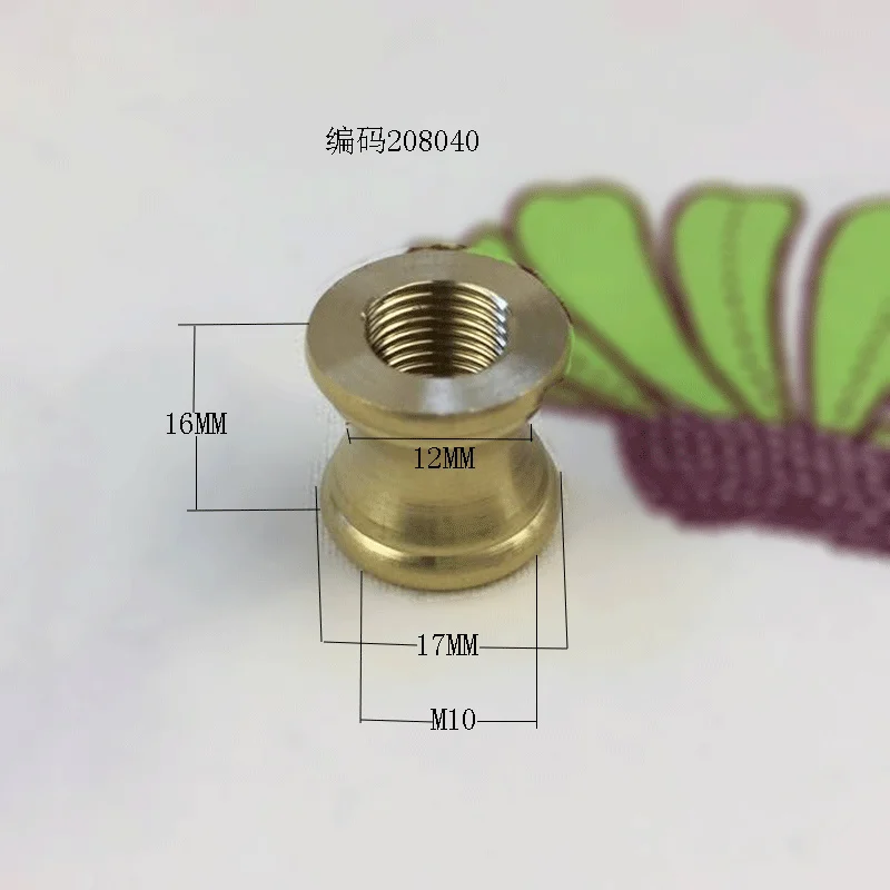 M10 Internal Tooth I-shaped T-shaped Connector T-shaped Thick Gasket Connector Joint Lamp Lights Pure Brass Adapter Diy Fittings