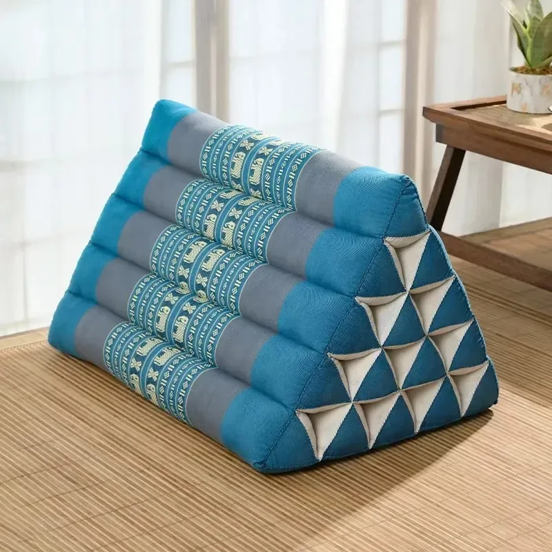 2026for Fabric Triangular Pillow Bedside Large Backrest Bay Window Tatami Sofa Waist Large Cushion