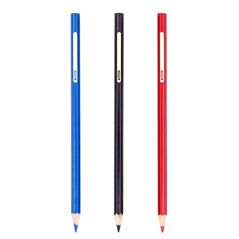 Stylo marqueur dentaire Oral, marqueur intra-oral en bois rouge/bleu/noir, stérilisable, pour prothèse dentaire, réparation de fausses dents, ligne de signe, outil de dentisterie, 1 pièce