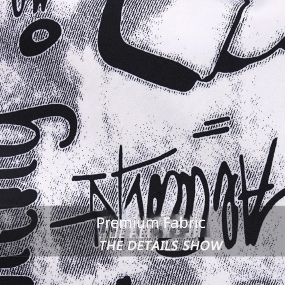 Large Capacity Graffiti Students Schoolbag Casual Cute Women's Backpack with Pendant Cartoon School Bags for Girl for Teenage