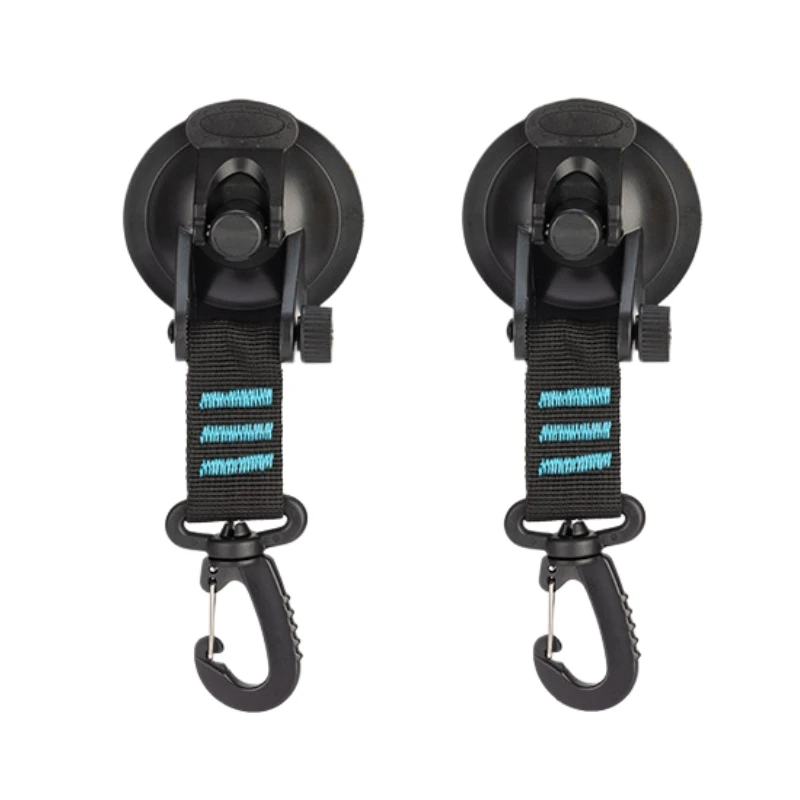 Hochleistungs-Saugnapfhalterung mit Haken für Outdoor-Reisen, Camping, Karabiner-Organizer für Zuhause, Outdoor-Camping, Auto-Seitenmarkise