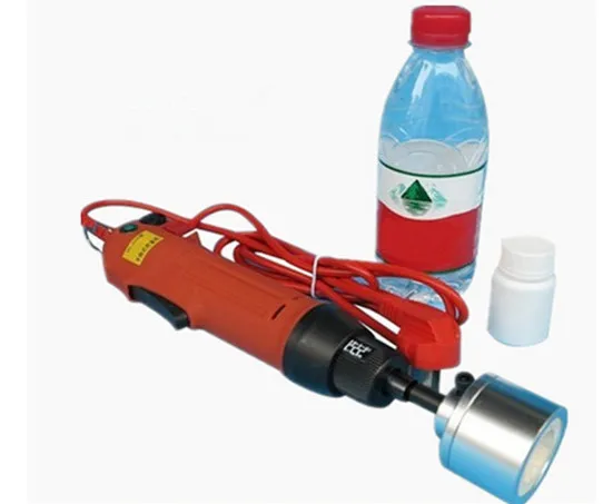 Handheld electric bottle capping tools plastic container cover locking equipment manual packaging machinery