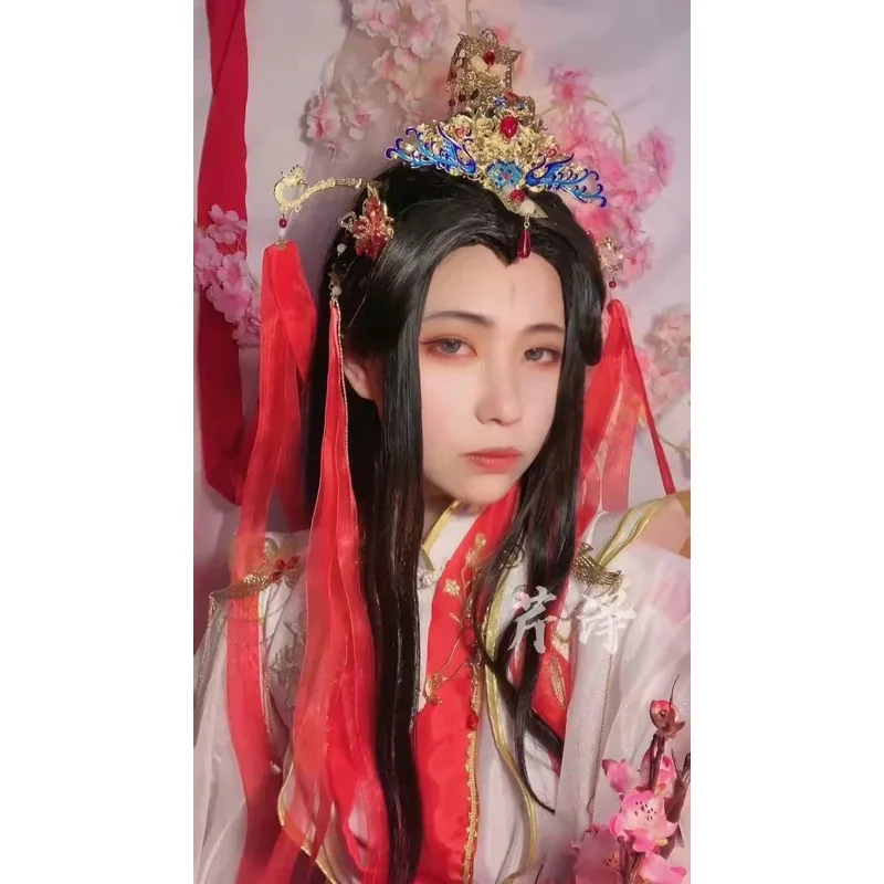 DY20 أنيمي السماء المسؤولين نعمة شيه ليان تأثيري أغطية الرأس Xielian HuaCheng تأثيري عظمه الذي يمتع الآلهة Headwea