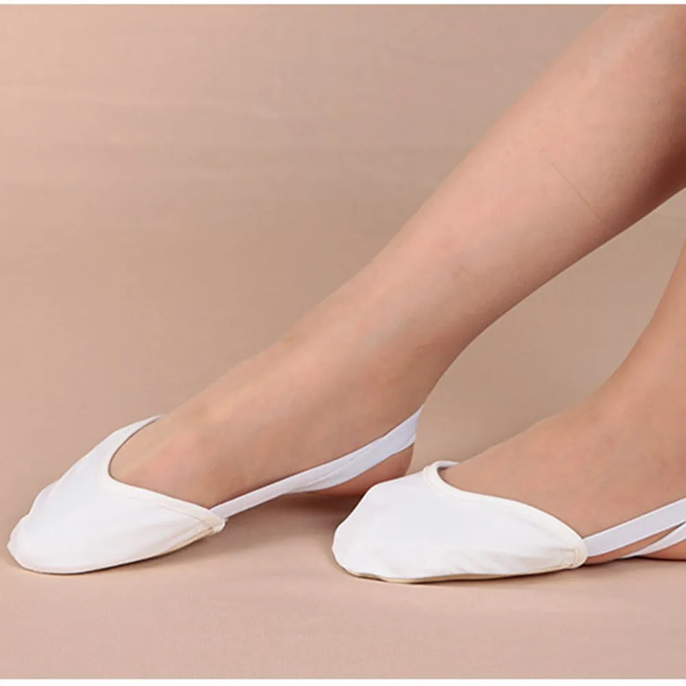 

Half Sole White M Women Dance Shoes Stretch Ballet Shoes for Rhythmic Gymnastics Modern Latin Belly Dancing Non-Slip Exercise
