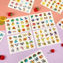 1Pcs New Pokemon Temporary Tattoo Stickers Waterproof Pikachu Sticker Funny Cartoon Kids Girls Birthday Gift Reward Toy