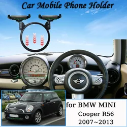 Car Mobile Phone Holder for BMW MINI Cooper R56 2007~2013 Hatch MagSafe Magnetic Bracket GPS Navigation Stand Auto Accessories