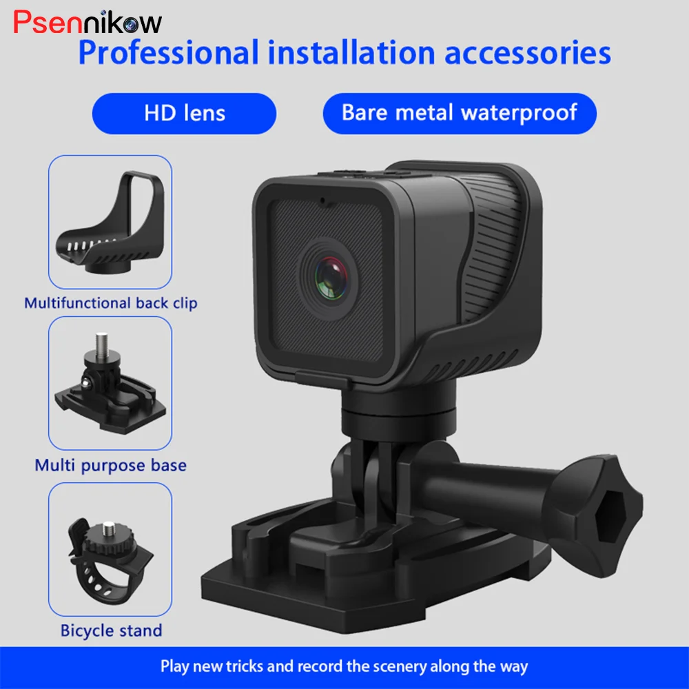 

1080P HD Mini Wireless Camera WiFi Hotspot DV Cam Waterproof Motorcycle Dash Cam Sports Camera Outdoor Driving Recorder