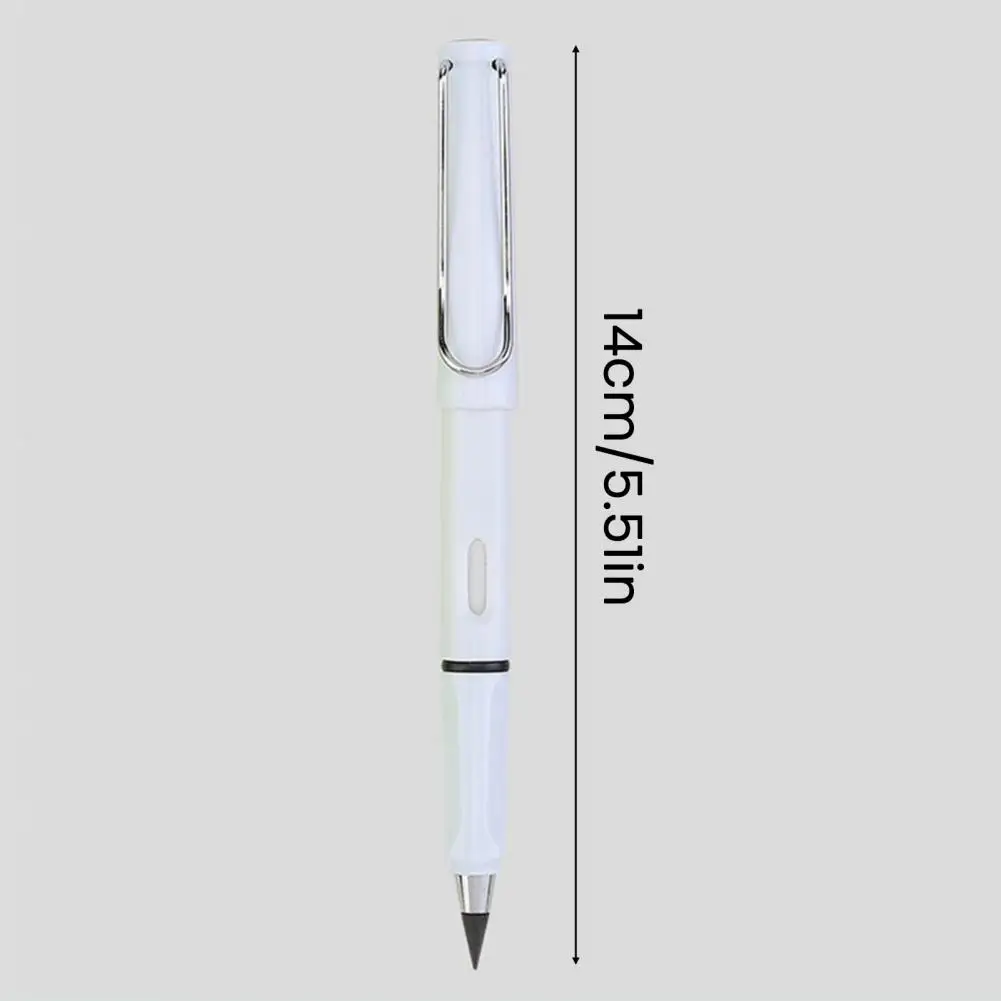 

12Pcs 14cm Portable Erasable Inkless Pencil Everlasting Pencils With 12 Pcs Replaceable Nibs For Writing And Art Sketch School