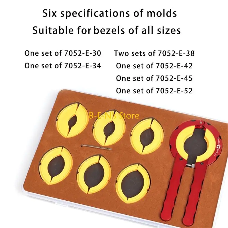 

Y1AD Professional Watch Bezel Removers Suitable for Watch Rotating Outer Rings Removal Alloy Watch Bezel Rings Opener Tool