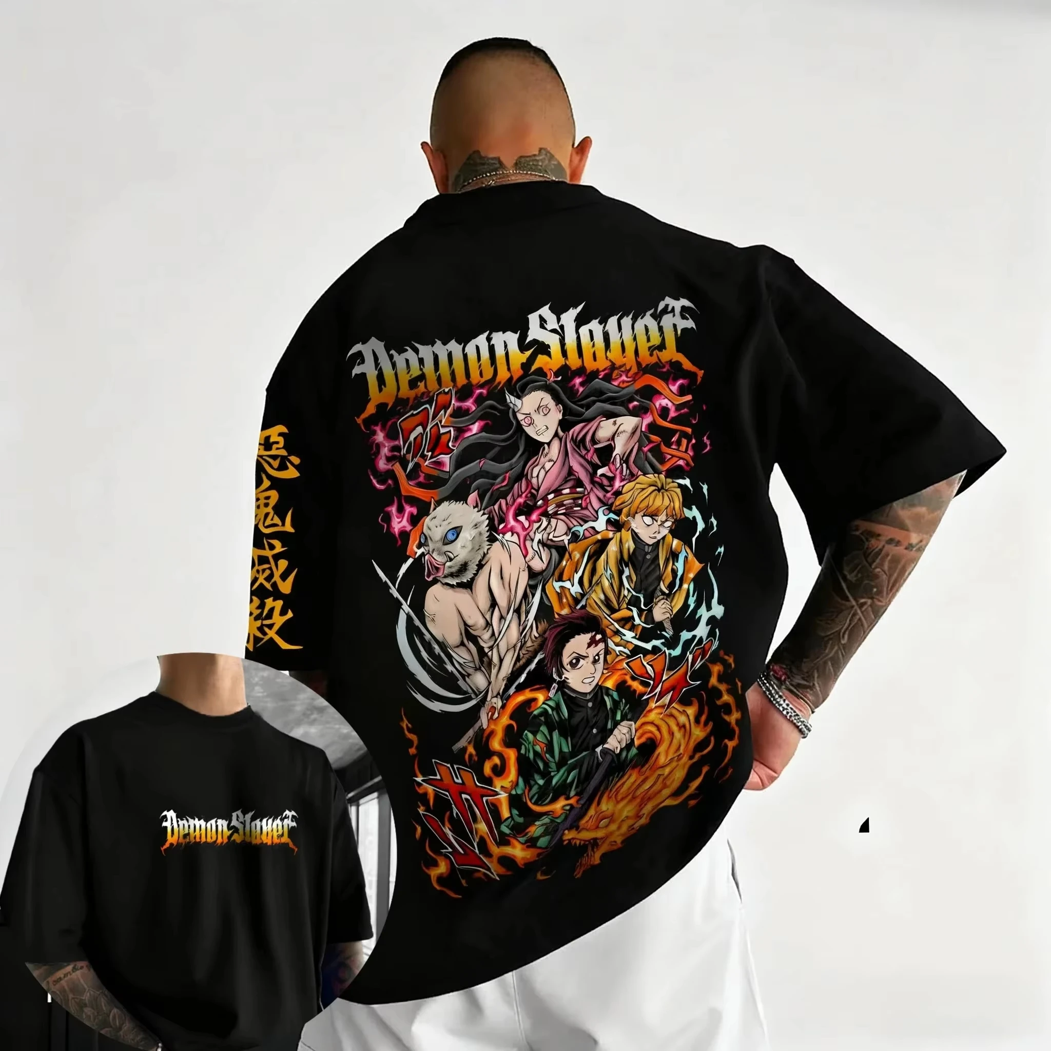 Heiß begehrtes neues Killer-Anime bedrucktes Kurzarm-Sommer-T-Shirt für Herren und Damen – locker sitzendes, modisches Sport-Rundhals-T-Shirt