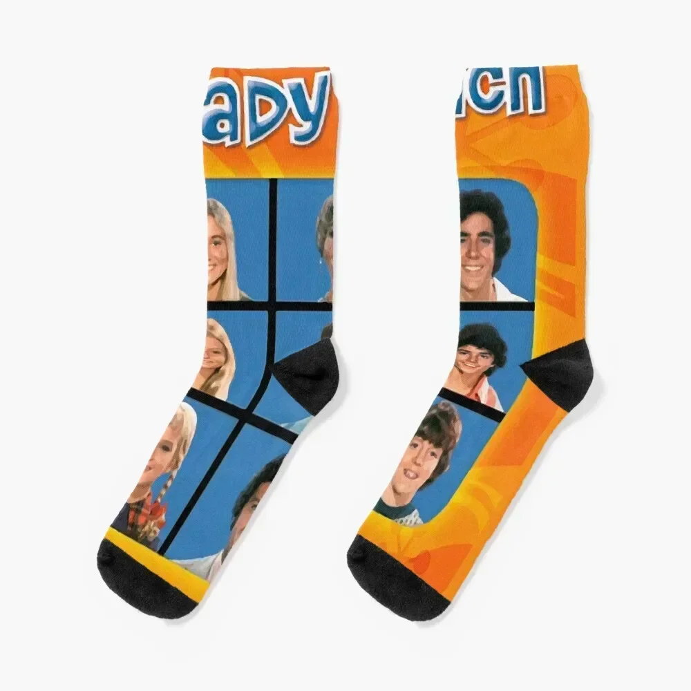 

The Brady Bunch Socks Crossfit Toe sports Hiking boots Run Luxury Woman Socks Men's