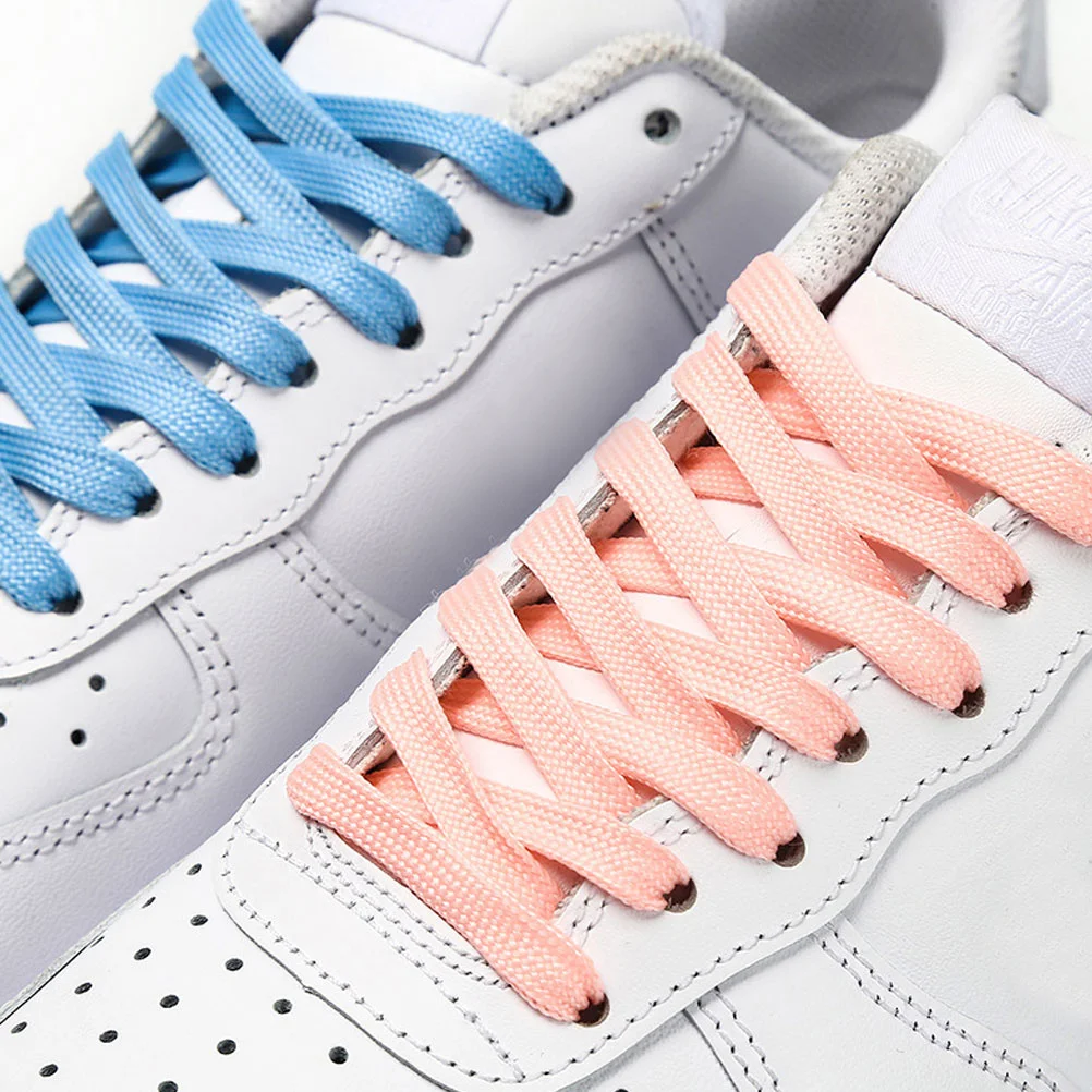 12 قطعة من أربطة الحذاء المضيئة العاكسة الملونة السميكة للأحذية الرياضية وحفلات الجري غير الرسمية #3