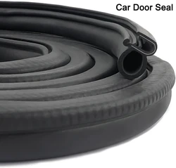 3meters Car Door Rubber Seal Strip Universal Soundproof Sealing Strips with Side PVC Bulb for Car Door Boat Home Sealants