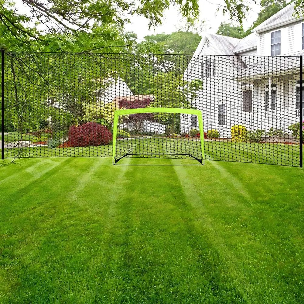 

Soccer Backstop Net Soccer Barrier Net Practice Net for Backyard Soccer Training