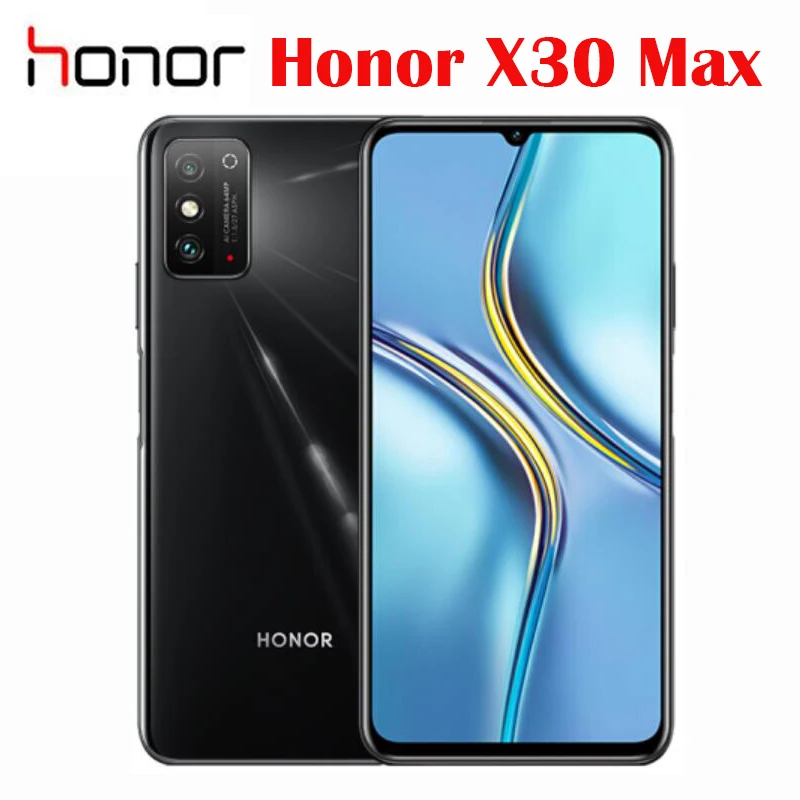 Honor X30 Max 5G 스마트폰, 7.09 인치 LCD 화면, 2280 × 1080 메인 카메라, 64MP, 5000mAh, 22.5W, 고속 충전, MTK 900 지원 NFC