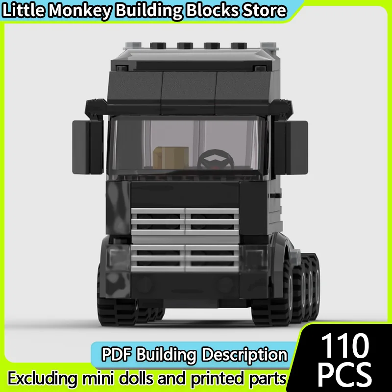 

City Car Model MOC Building Bricks FH16 Heavy-Duty Truck Tractor Modular Technology Children Holiday Gifts Assemble Toys Suit