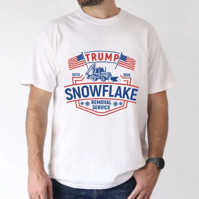 Comfort Colors Trump's Snowflake Removal Service Political Republican Party Trump 2024 T-shirt US President Tee Shirt