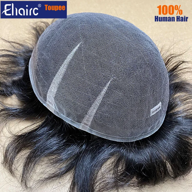 

Отбеленные узлы, швейцарские кружевные мужские парики, мужские капиллярные протезы, человеческие волосы, дышащие, полные кружевные парики из человеческих волос, натуральные волосы