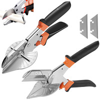 Multi Angle Miter Miter Shear Cutter Angular Cutting Adjustable 45 to135 Degree Hand Tools for Cutting Soft Wood Plastic PVC