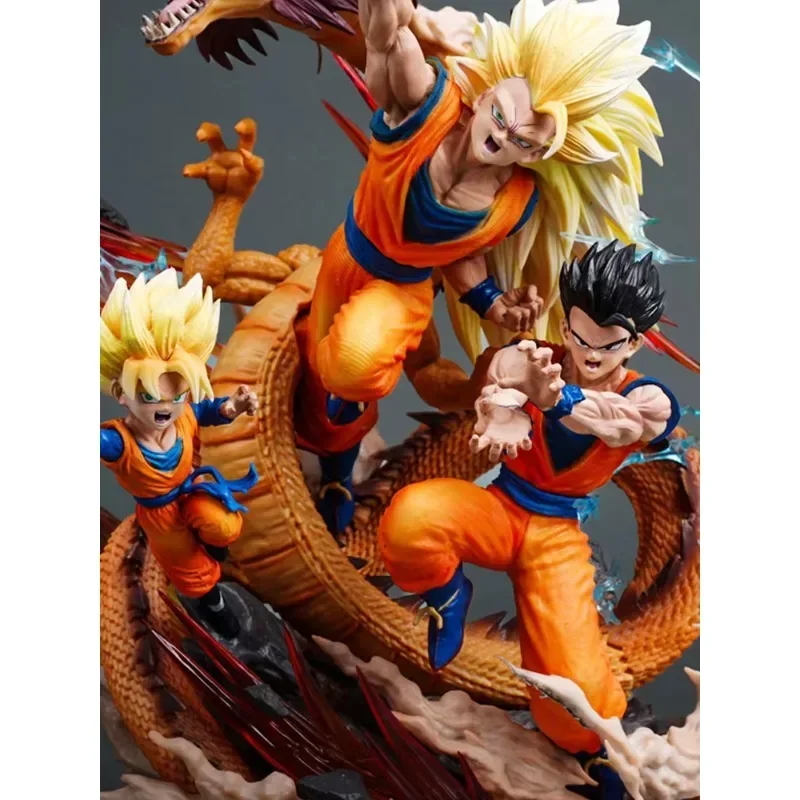 28ซม.Dragon Ball Figurineอะนิเมะตัวเลขมังกรกําปั้นSon Goten Action Figure Son Gohan Son Gokuของเล่นสะสม