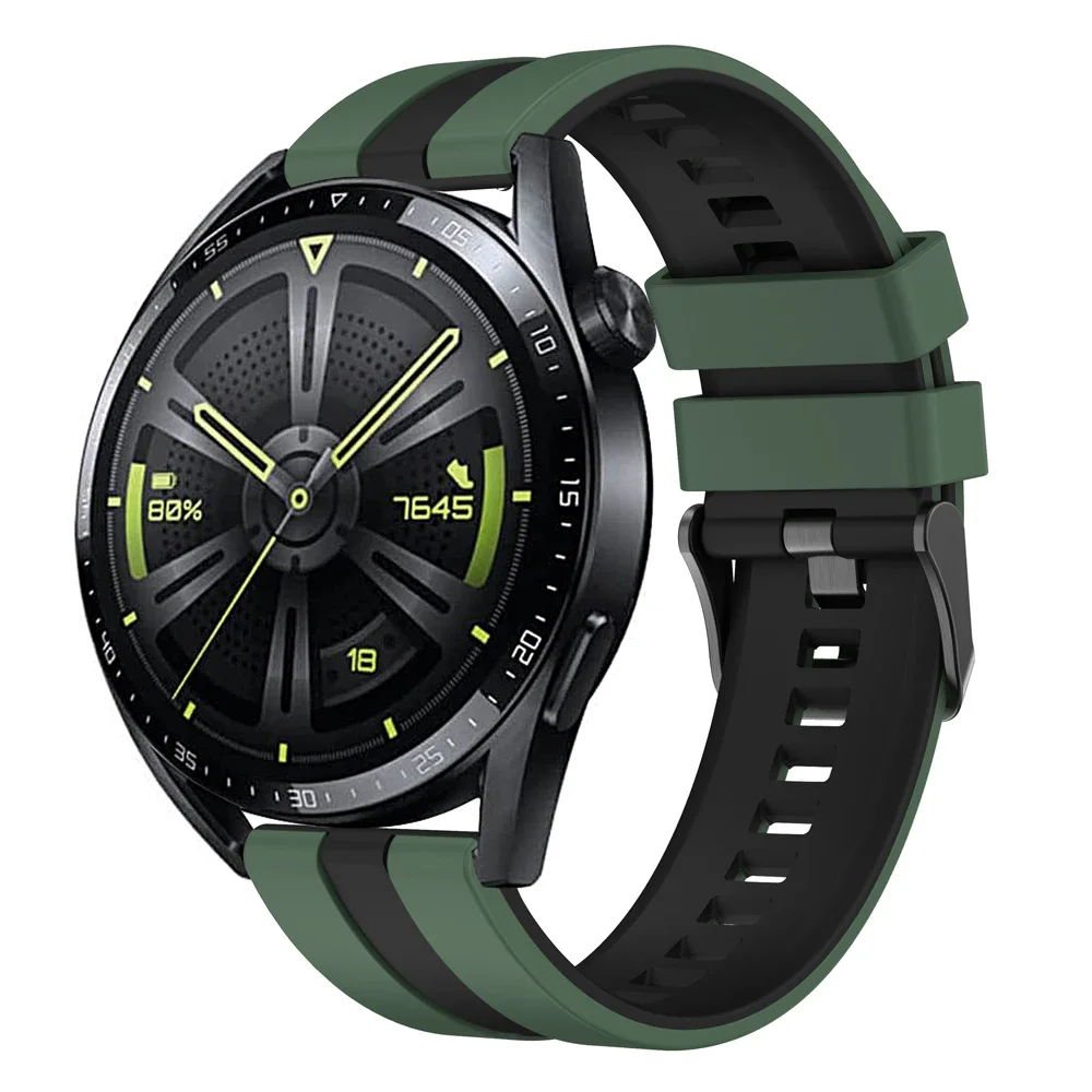 Do zegarka Huawei GT5 GT 5 Pro Pasek 46 mm Pasek 22 mm Silikonowa bransoletka do zegarka Huawei GT4 GT3 GT2 GT 5/4/3/2 Pro 46 mm Correa Wristband