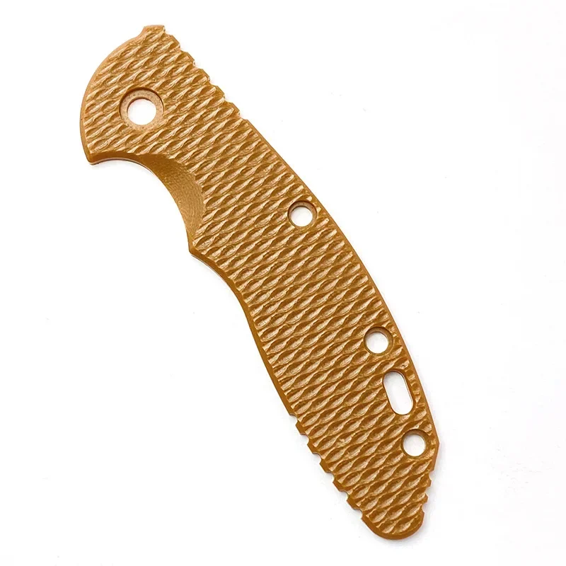 1PC G10 Composite Handle Blank Slabs Wave Pattern Non‑Slip DIY Material for Rick Hinderer XM-18