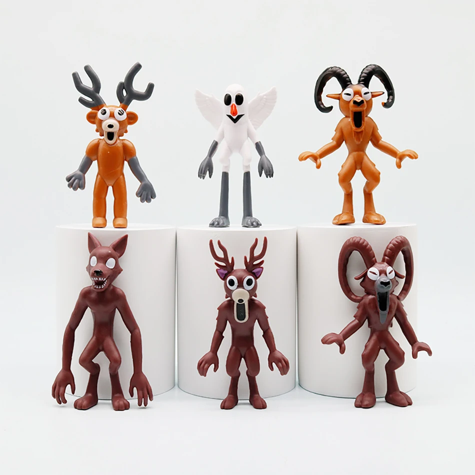 18Pcs/set Hot 99 Nights in The Forest Action Figure Deer Owl Goat Figurine Figurine PVC Collection Decoration Model Toy Kid Gift