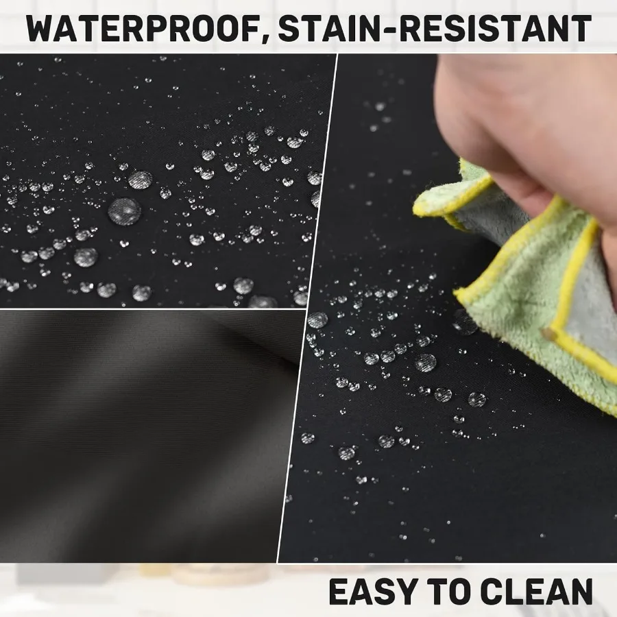 6 عبوات نصف مريلة مقاومة للماء للرجال والنساء تستخدم للطهي والتنظيف مع 3 جيوب متينة وعملية