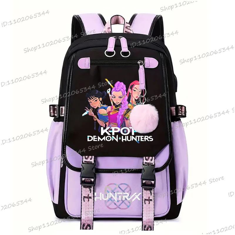 

Kpop Demon Hunters Mochila Student Teenage Backpack Women Men Kpop Demon Hunters Laptop Back Pack Korean Ulzzang School Bags